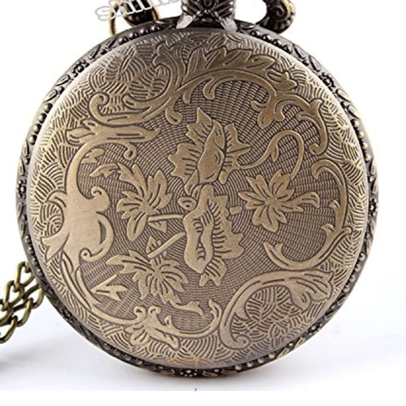 Wolf wolves pocket watch - Picture 4 of 7